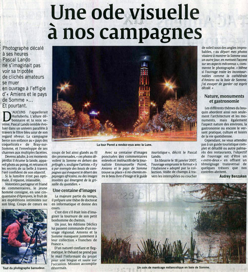 Article original scann  Une ode visuelle  nos campagnes  (L'Union)