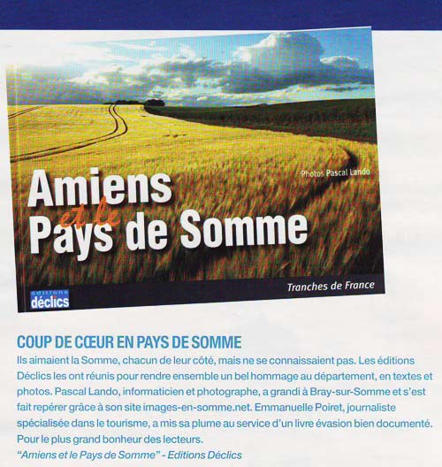 Article original scann  Coup de coeur en pays de Somme  (Vivre en Somme)